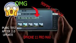 IPhone 11 Pro Max🔥 90 Fps Unlock Pubg Test+Gameplay🔥||Nightmare Gaming||