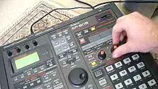 Demo of the Roland SP808 sampler's tone generator and synth sequencer
