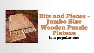 Bits and Pieces Jumbo Wooden Puzzle Plateau