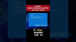 Add New User Accounts in Windows PC  