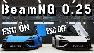 BeamNG 0.25 Update Civetta Scintilla - Is ESC Corse Faster than ESC Off? | Nurburgring GP