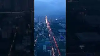 Traffic time lapse from the tallest building in Hanoi, Vietnam