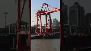 Shanghai seaport China 