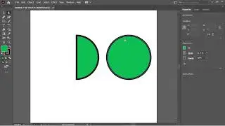 half circle illustrator | how to draw semi circle  animaker2