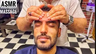ASMR SLEEP MASSAGE • Turkish Barbar Head,arm,shoulder,neck Massage