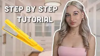 How to Curl Your Hair with a Flat Iron for Beginners l How To Tutorial