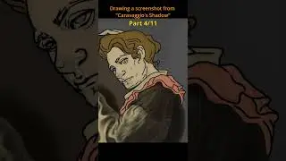 Drawing Caravaggio p4 #art #shorts