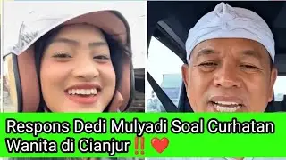 Respons Dedi Mulyadi Soal Curhatan Wanita di Cianjur Ngadu Jalan Rusak di Cikidang‼️