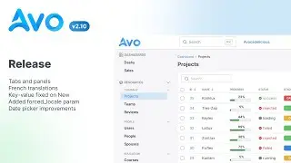 Avo Admin 2.10 for Ruby on Rails - Tabs and panels in beta