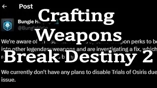 This Crafting Weapons Bug Will Live on Forever | Destiny 2