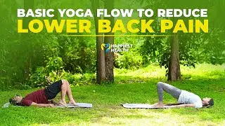 Basic yoga flow to reduce lower back pain