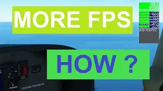 MSFS Microsoft Flight Simulator 2020 - How to get more FPS with one trick - Ultra Settings