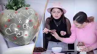 לב ענק משוקולד שמתפוצץ - ומה קרה לקים כשהיא אכלה כף שלמה של נוטלה?!