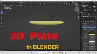BLENDER. How To Do 3D Plate In Blender. 3D Modeling. Let`s Do Tech. Dari Frants. Blender Tutorials
