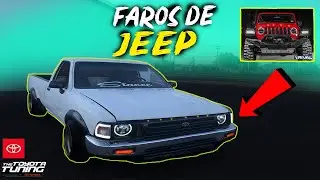 We installed JEEP LED headlights on my TOYOTA 22r pickup | STANCE TRUCK