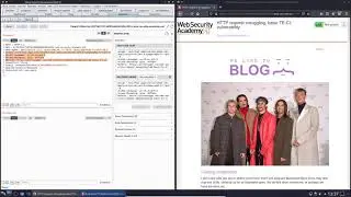 HTTP request smuggling, basic TE.CL vulnerability (Video solution, Audio)