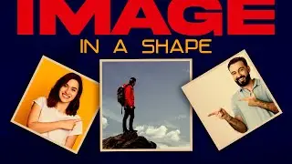 How To Put An IMAGE Inside of A SHAPE in Photoshop