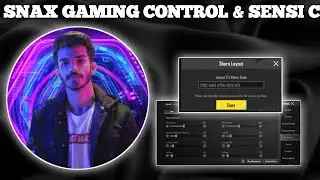 (2024) SNAX GAMING SENSITIVITY CODE 3.4/ SNAX GAMING CONTROL CODE 3.4/ #snax GAMING CODE