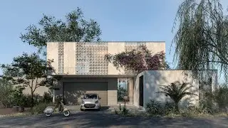 SketchUp VRay 5 EXTERIOR  #20  Can the default Vray settings give good results?