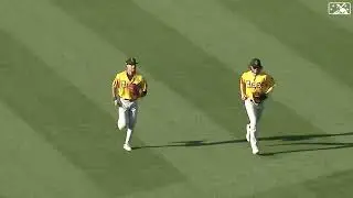 Jordyn Adams' leaping grab