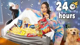 24 Hour Overnight Room Challenge! (Yikes!)