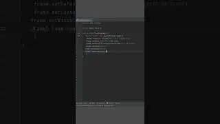 CREATING A LABEL USING JAVA SWING SHORTS #coding