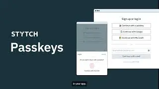 Stytch Passkeys Demo