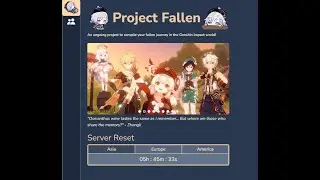 Genshin Character Wiki (MERN stack + TailwindCSS)