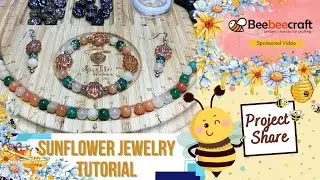 🐝 BeeBeeCraft Autumn 🍂 Sunflower 🌻 Jewelry Making Tutorial