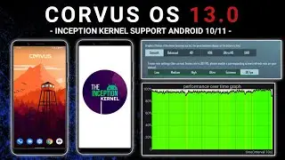 REVIEW CORVUS 13.0 + INCEPTION V7 KERNEL ANDROID 11 REDMI NOTE 8 GINKGO CUSTOM ROM GAMING