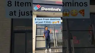 8 Items From Dominos At Just ₹350/- 😱😳🍕 