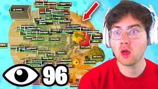 I Got 100 Players To Land At Brawlers Patch In Fortnite (Fortnitemares Tournament)