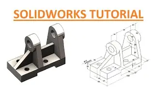 Solidworks part exercise - 19 || 2d drawing in description ||