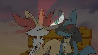 [Pokémon] Unusual Sunset ft. Braixen & Lucario