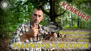 Palenisko uniesione. Leczo na ognisku. Kawa z kałuży. Filtracja wody skarpetą. Samotna noc w lesie.