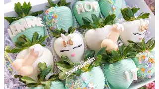 CHOCOLATE COVERED STRAWBERRIES EASTER THEME (ADULT VERSION)