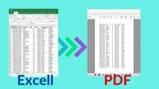 Spreadsheet to PDF Format - Sample Work - Data file convertion