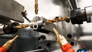Incredible Automatic Metal Three-way Tube Connector Production Processing, Heavy Modern Equipment