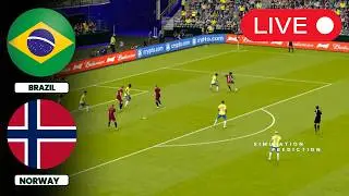 🔴 LIVE: Brazil vs Norway | World Cup 2026 Match - Full Stream Pes21 Simulation
