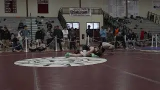 GHS Wrestling Aiden DeCoste in the finals of the Division 3 North Sectionals