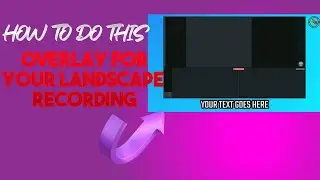 How to make a gradient overlay for your landscape recording video.|Kinemaster|Pixellab|Tutorial.