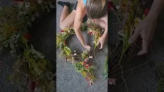 DIY Colorful Spring/Summer Wreath #craft