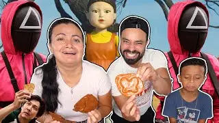 EL JUEGO DEL CALAMAR CON LA GALLETA EN VIDA REAL