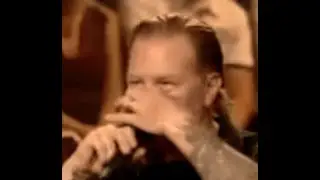 James Hetfield of Metallica sings Megadeth
