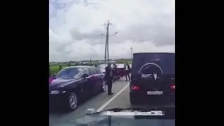 Чеченский кортеж Chechen motorcade