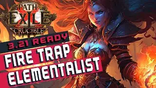 [3.21]Fire Trap Elementalist Starter Path of Exile Build Guide