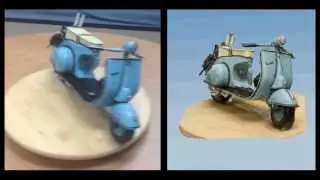 Scan of Vespa with 123D Catch