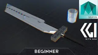 Assigning Materials / Shaders in Maya with Arnold (Sword Part 3)