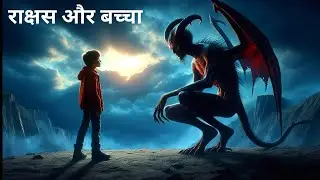 मासूम बच्चा और राक्षस | cartoon video | horror story | moral story | cartoon story