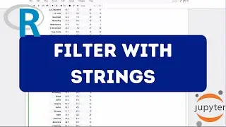 How to filter an R database with strings | R programing Tutorial